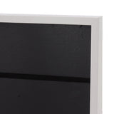 Kids Art Frame Density Board PS Magnetic Front Opening Changeable Artwork Display Frame Holds 50PCS Pictures for Crafts Drawing Schoolwork White