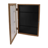 Kids Art Frame Density Board PS Magnetic Front Opening Changeable Artwork Display Frame Holds 50PCS Pictures for Crafts Drawing Schoolwork Brown In Australia - Darrahopens