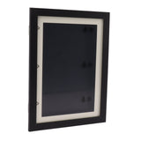 Kids Art Frame Density Board PS Magnetic Front Opening Changeable Artwork Display Frame Holds 50PCS Pictures for Crafts Drawing Schoolwork Black