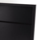 Kids Art Frame Density Board PS Magnetic Front Opening Changeable Artwork Display Frame Holds 50PCS Pictures for Crafts Drawing Schoolwork Black