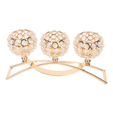 Crystal Candle Holder 3 Heads Windproof European Style Stable Durable Gold Candle Holder for Wedding Party New Year In Australia - Darrahopens