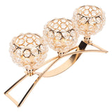 Crystal Candle Holder 3 Heads Windproof European Style Stable Durable Gold Candle Holder for Wedding Party New Year In Australia - Darrahopens
