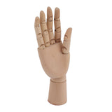 Flexible Wooden Hand Model Moveable Wooden Artists Manikin Hand Figure Hand Model for Sketching Drawing Painting 7116A 0201 Right Hand Small