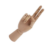 Flexible Wooden Hand Model Moveable Wooden Artists Manikin Hand Figure Hand Model for Sketching Drawing Painting 7116A 0201 Right Hand Small