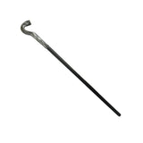 Mystical Pharaoh Accessory Ancient Egyptian Style Staff Scepter Costume Accessory Prop for Halloween Dress Up Parties Silver Snake Head