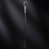 Mystical Pharaoh Accessory Ancient Egyptian Style Staff Scepter Costume Accessory Prop for Halloween Dress Up Parties Silver Snake Head