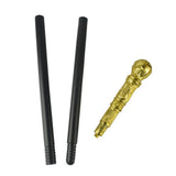 Mystical Pharaoh Accessory Ancient Egyptian Style Staff Scepter Costume Accessory Prop for Halloween Dress Up Parties Golden Round Head In Australia - Darrahopens