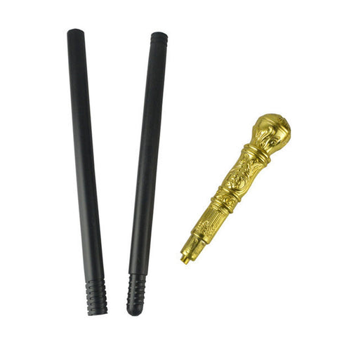 Mystical Pharaoh Accessory Ancient Egyptian Style Staff Scepter Costume Accessory Prop for Halloween Dress Up Parties Golden Round Head In Australia - Darrahopens