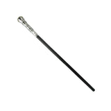 Mystical Pharaoh Accessory Ancient Egyptian Style Staff Scepter Costume Accessory Prop for Halloween Dress Up Parties Silver Round Head