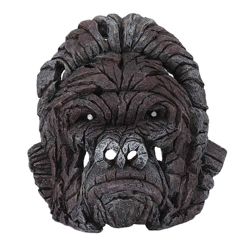 Gorilla Head Sculpture 6.3in Animal Head Figurine Resin Hollow Out Design Statue Decor for Living Room Office Bookshelf In Australia - Darrahopens