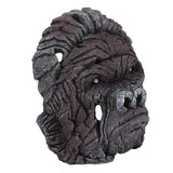 Gorilla Head Sculpture 6.3in Animal Head Figurine Resin Hollow Out Design Statue Decor for Living Room Office Bookshelf In Australia - Darrahopens