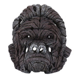 Gorilla Head Sculpture 6.3in Animal Head Figurine Resin Hollow Out Design Statue Decor for Living Room Office Bookshelf In Australia - Darrahopens