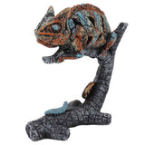 Chameleon Statue Sculpture Resin Chameleon Wild Animal Figurine Ornament for Home Desktop Decoration In Australia - Darrahopens