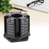 Coin Counter Coin Sorter with Pen Holder Rotatable Piggy Bank Desktop Coin Organizer for for Adults Kids Home and Office Use