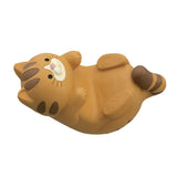 Cat Ornament Multifunctional Phone Tablet Glasses Pen Holder Desk Decoration for Home Ocelot