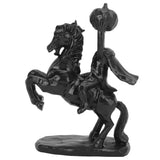 22cm Height Headless Horseman Statue with Pumpkin Horror Headless Horseman Halloween Decor Sculpture Handmade Resin All Black In Australia - Darrahopens