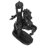 22cm Height Headless Horseman Statue with Pumpkin Horror Headless Horseman Halloween Decor Sculpture Handmade Resin All Black In Australia - Darrahopens