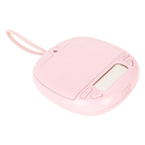 Vibrating Digital Alarm Clock Portable LED Electronic Digital Alarm Clock for Heavy Sleepers Students Children Rose Pink