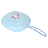 Vibrating Digital Alarm Clock Portable LED Electronic Digital Alarm Clock for Heavy Sleepers Students Children Sky Blue