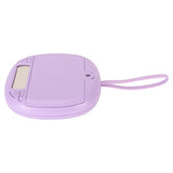 Vibrating Digital Alarm Clock Portable LED Electronic Digital Alarm Clock for Heavy Sleepers Students Children Lilac Purple