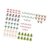 240 PCS Christmas Glass Cup Card Easy To Use Cute Pattern Xmas Party Wine Glass Decoration Card for Christmas In Australia - Darrahopens