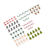 240 PCS Christmas Glass Cup Card Easy To Use Cute Pattern Xmas Party Wine Glass Decoration Card for Christmas In Australia - Darrahopens