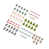 240 PCS Christmas Glass Cup Card Easy To Use Cute Pattern Xmas Party Wine Glass Decoration Card for Christmas In Australia - Darrahopens