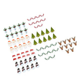 240 PCS Christmas Glass Cup Card Easy To Use Cute Pattern Xmas Party Wine Glass Decoration Card for Christmas In Australia - Darrahopens