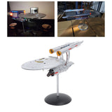 Spaceship Model with Lights 1:1000 Life Like High Durability Spaceship Toy for Display Collection