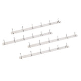 4 Pcs 6 Hooks Stainless Steel Cloak Hanger Wall Mounted Hanging Coat Rack for Laundry Rooms Entryways In Australia - Darrahopens