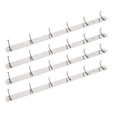 4 Pcs 6 Hooks Stainless Steel Cloak Hanger Wall Mounted Hanging Coat Rack for Laundry Rooms Entryways In Australia - Darrahopens