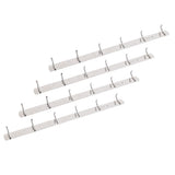 4 Pcs 6 Hooks Stainless Steel Cloak Hanger Wall Mounted Hanging Coat Rack for Laundry Rooms Entryways In Australia - Darrahopens