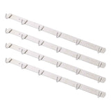 4 Pcs 6 Hooks Stainless Steel Cloak Hanger Wall Mounted Hanging Coat Rack for Laundry Rooms Entryways In Australia - Darrahopens