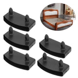 20PCS Bed Slat Cover Holders End Caps Plastic Easy Installation Stable Furniture Accessory for Holding Bed Base