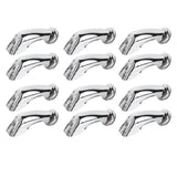 12PCS Furniture Legs Iron Electroplating Modern Style Metal Sofa Leg Replacement for Table Chair Couch Cabinet