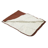 Sofa Protective Cover Waterproof Washable Wear Resistant 2 Seats Polyester Mat for Pets Brown