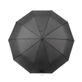 Automatic Folding Umbrella 10 Ribs Triple Folding Imitation Wood Handle Automatic Open Close Umbrella for Outdoor Gift