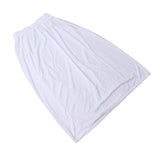 Women Bath Towel Wrap Cotton Boob Tube Top Bath Towel Skirt Dree for Travel Beach White