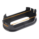Tissue Box Holder Waterproof Simple Cream Yellow Wide Opening Plastic Tissue Paper Box for Office Bedroom Living Room
