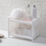 Desktop Storage Shelf Multifunctional Practical Durable Desktop Organizer for Bedroom White In Australia - Darrahopens