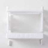 Desktop Storage Shelf Multifunctional Practical Durable Desktop Organizer for Bedroom White In Australia - Darrahopens