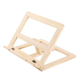 Wooden Book Stand Adjustable Book Holder Reading Stand Recipe Cookbook Holder for Kid Adult Home Wooden Clip In Australia - Darrahopens