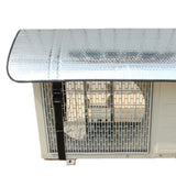 Air Conditioner Outdoor Unit Top Cover Dust Prevention Rainproof Windproof Outdoor AC Cover for 110x55cm/43.3x21.7in