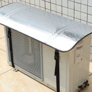 Air Conditioner Outdoor Unit Top Cover Dust Prevention Rainproof Windproof Outdoor AC Cover for 110x55cm/43.3x21.7in
