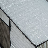 Outside Air Conditioner Cover Waterproof Dustproof Sunscreen AC Unit Cover for Home Hotel Office Building 1P