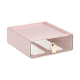 Clear Drawer Storage Box Large Capacity Desktop Drawer Storage Container Organizer for Office Pink In Australia - Darrahopens