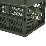 Camping Picnic Basket Foldable Large Capacity Multifunction Handheld Camping Storage Basket Camping Storage Box Green S