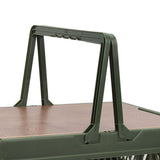 Camping Picnic Basket Foldable Large Capacity Multifunction Handheld Camping Storage Basket Camping Storage Box Green S