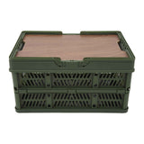 Camping Picnic Basket Foldable Large Capacity Multifunction Handheld Camping Storage Basket Camping Storage Box Green M In Australia - Darrahopens
