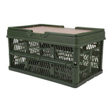 Camping Picnic Basket Foldable Large Capacity Multifunction Handheld Camping Storage Basket Camping Storage Box Green M In Australia - Darrahopens